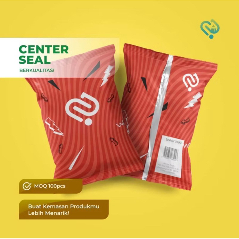 KEMASAN CENTER SEAL CUSTOM