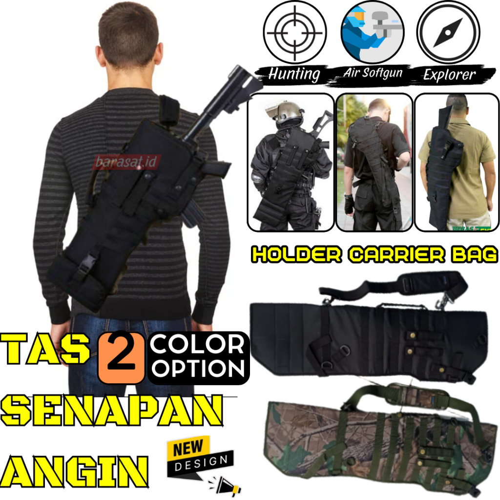 Tas PCP Uklik Garuda Holder Carrier Kantong Sarung Sanapan Angin Airsotgan Untuk Semua Jenis dan Mer