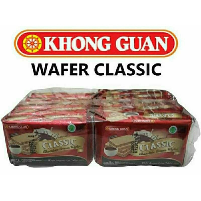 

Khong guan wafer Classic 20 pc @18g