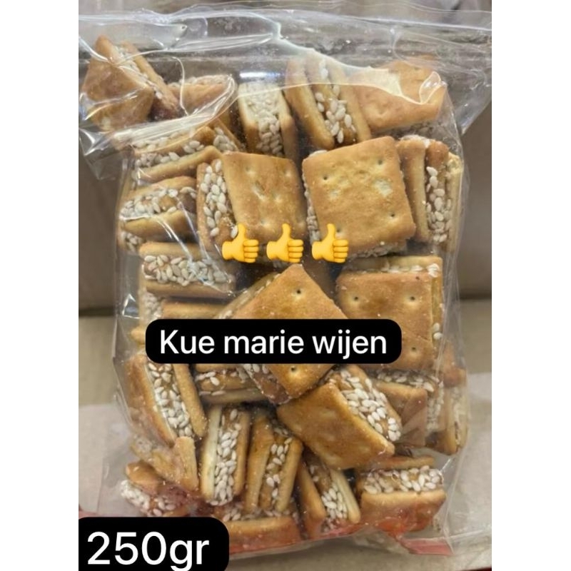 

kue Marie biskuit wijen 250gr