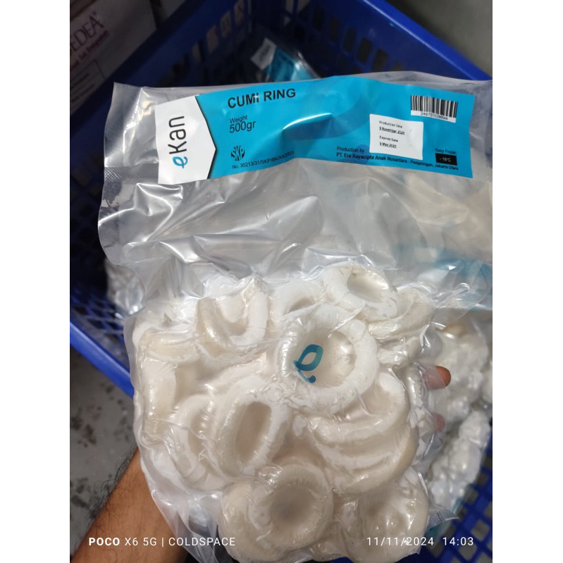 

Cumi Ring Frozen 500gr