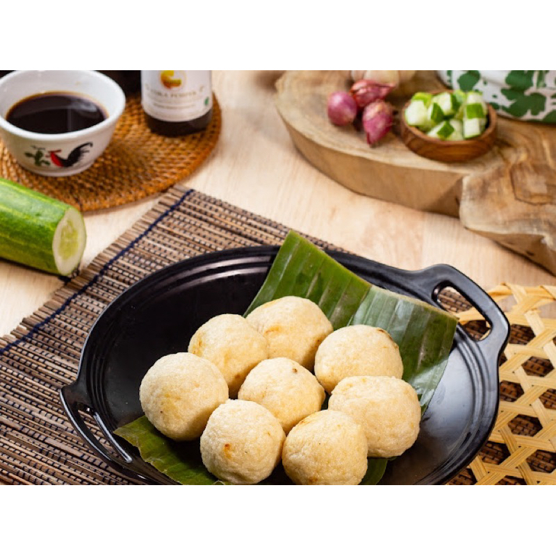 

Pempek Tenggiri Hana Pempek Bulat Pempek Adaan Pempek Palembang Oleh Oleh Palembang