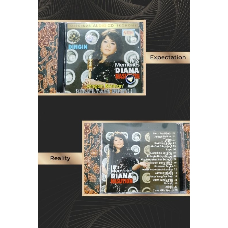 CD audio Diana Nasution dingin