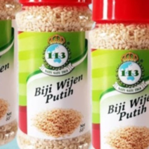 

113 MURAH 2 PICIS BIJI WIJEN PUTIH /SESAME 55 GRAM