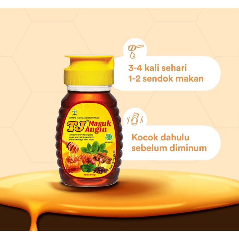 

Madu Tj masuk angin 140 gr - meredakan gejala masuk angin