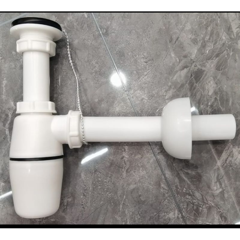 SIPHONE WASTAFEL PLASTIK /SIFON BOTOL PVC /AVUR WASTAFEL