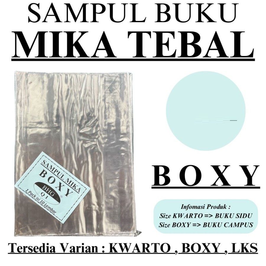 

SAMPUL MIKA BOXY(20LEMBAR)