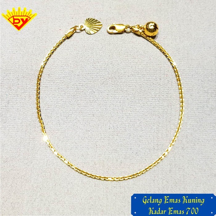 Gelang Rantai Emas Kuning Kadar Emas 700