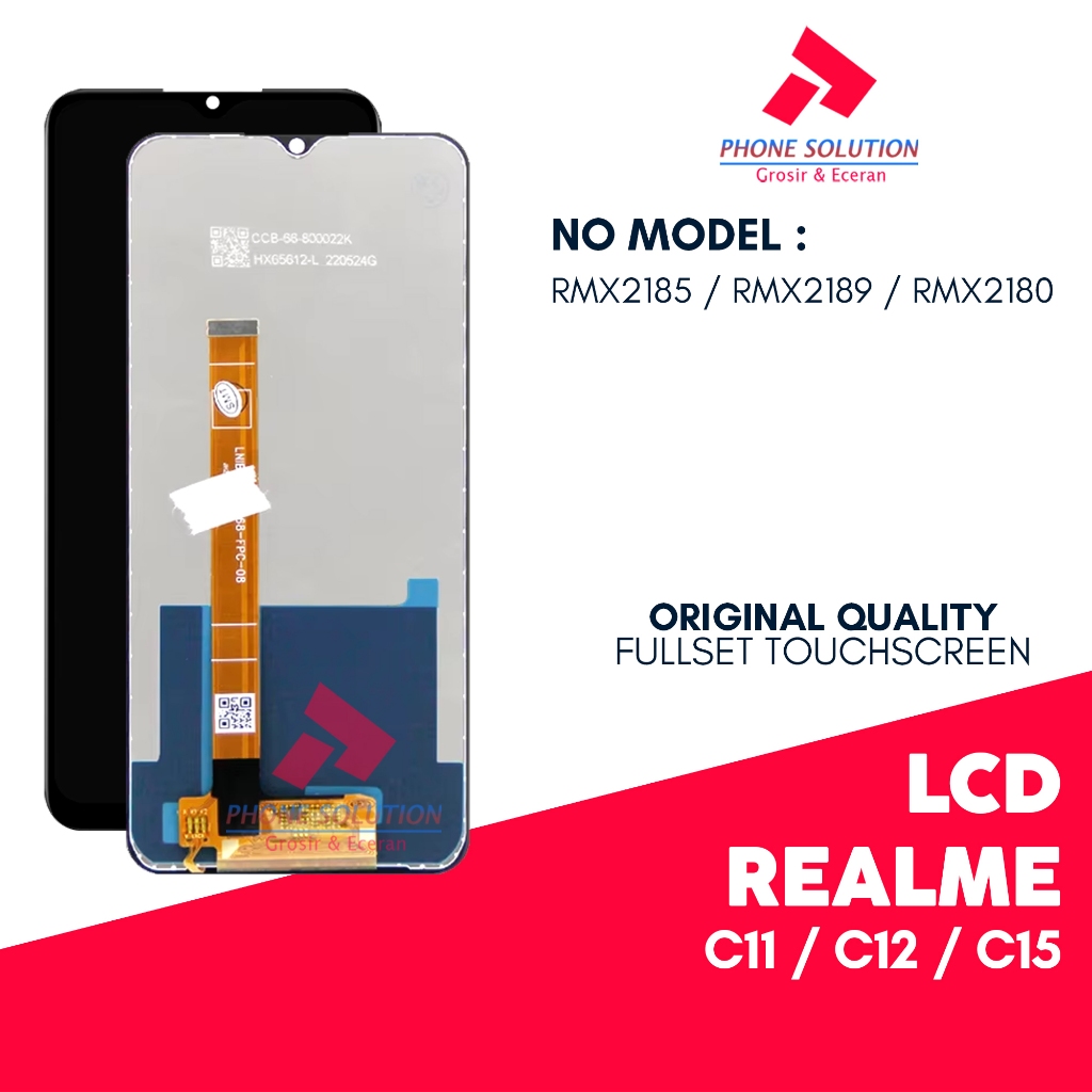 LCD Realme C11 / Realme C12 / Realme C15 - Fullset Touchscreen 100% ORIGINAL - Garansi 1 Bulan