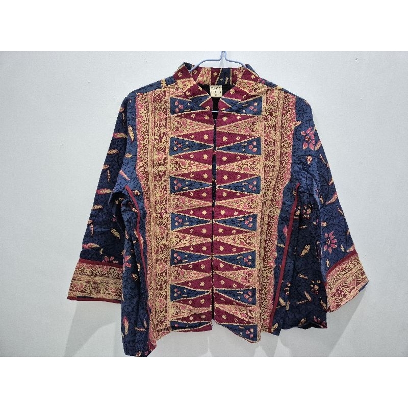 (PRELOVED) BATIK NONA RARA BLOUSE WANITA