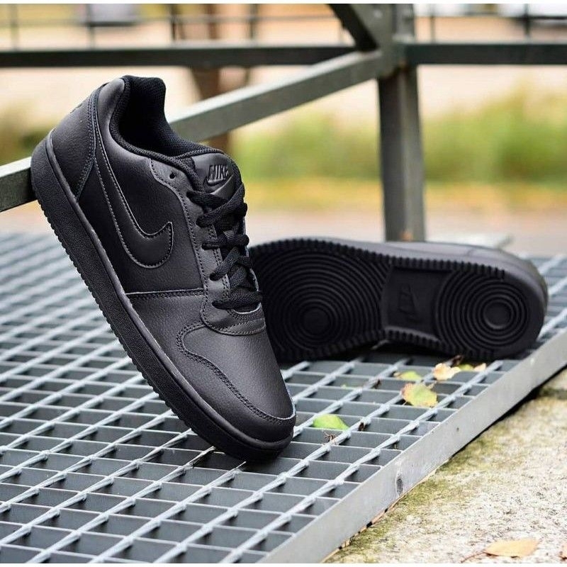 Sepatu Nike Ebernon Low Full Black