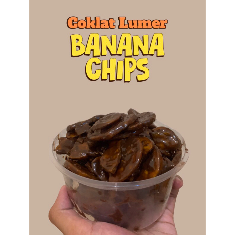 

Keripik Pisang Coklat Lumer 200gr | Toples 450ml - Camilan Renyah Murah Nikmat Rasa Coklat