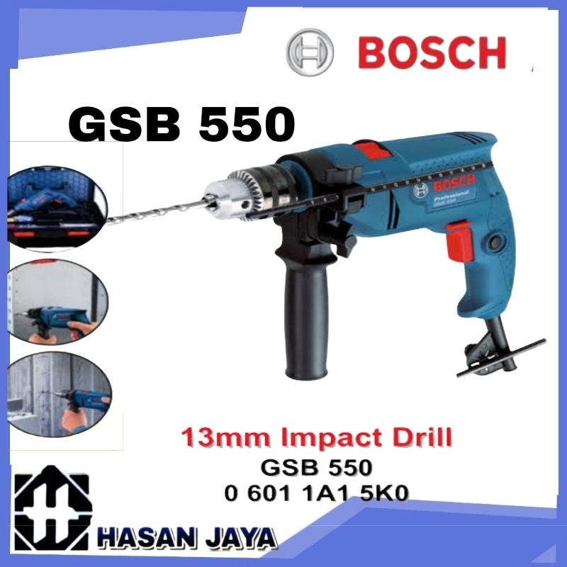 MESIN BOR BOSCH GSB 550 13MM / BOSCH GBM 400 10MM - Bor Tangan Listrik Merk BOSCH PROFESIONAL TOOLS