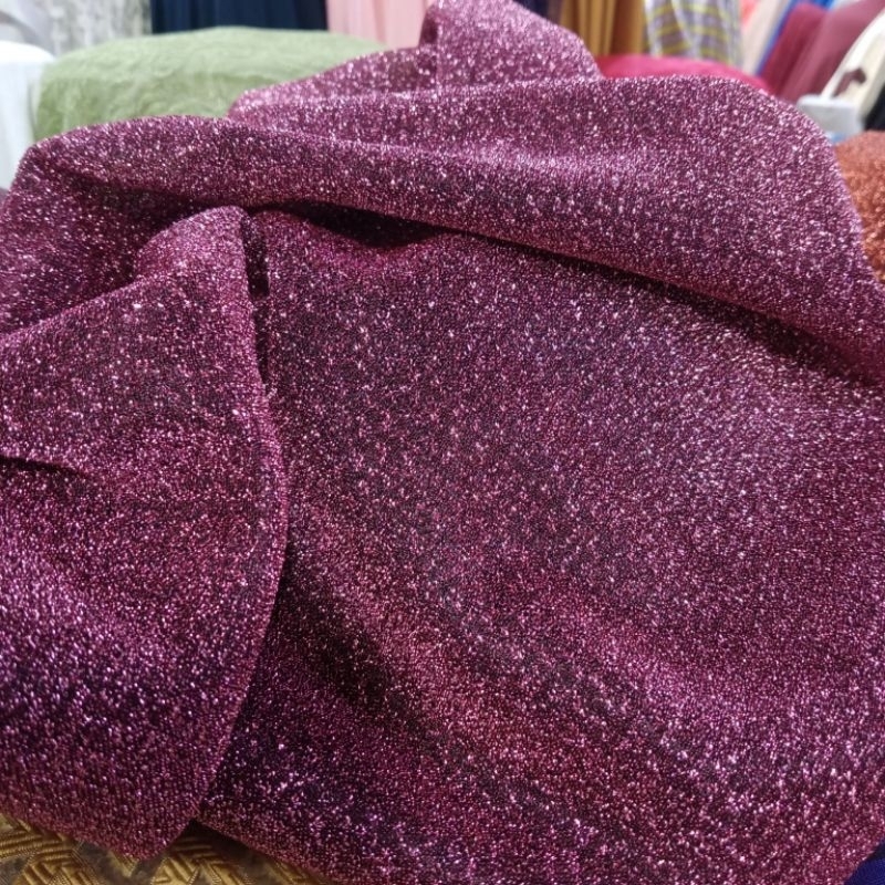 COD kain spandek glitter || Harga/50cm || kain spandek premium / kain spandek meteran / kain gamis