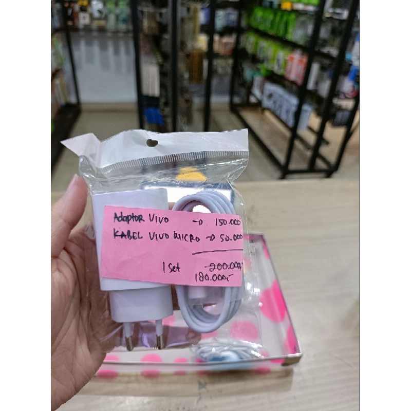 Charger ORI Vivo Usb-Micro copotan Handphone