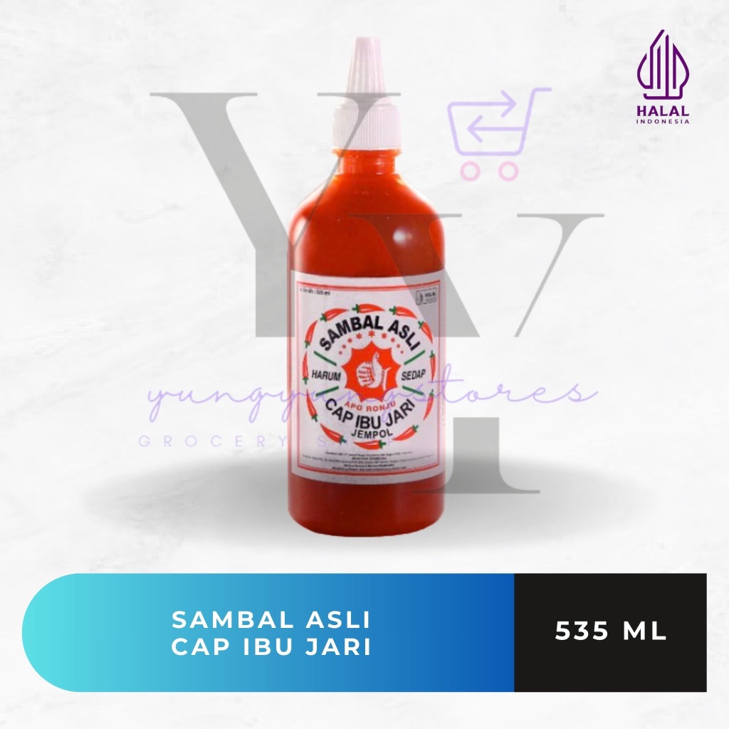 

[BOTOL PET] Sambal Asli Cap Ibu Jari / Jempol 535 ml