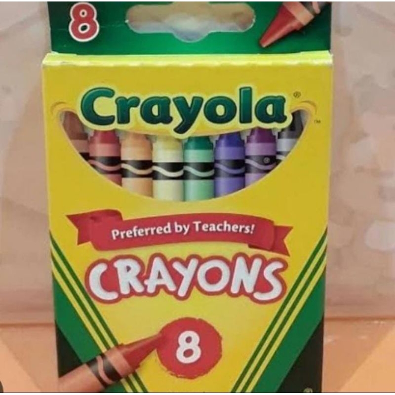 

CRAYOLA CRAYON Krayon Pastel ORIGINAL PREMIUM alat bahan mewarnai warna warni pensil krayon isi 8 pack ORI super quality hasil super bagus