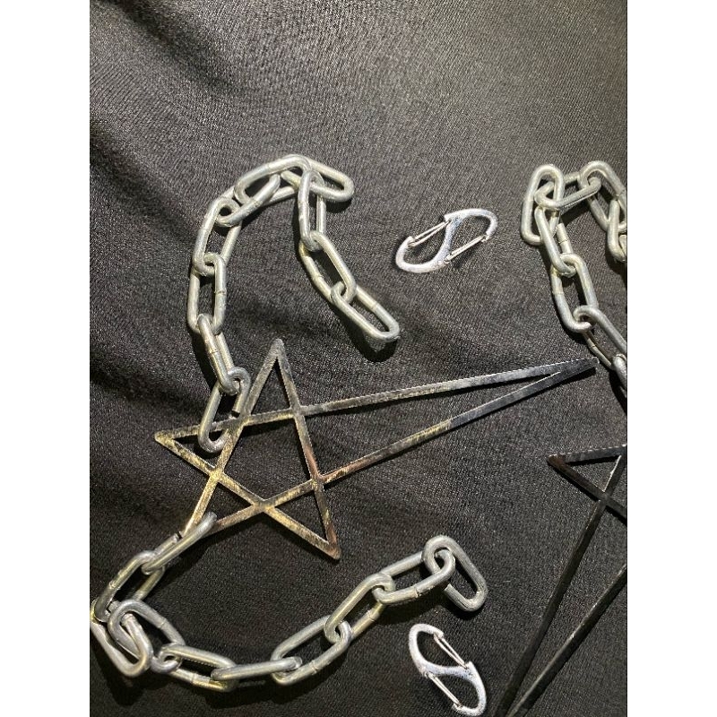 Kalung Pentagram (Rep. Big Pentagram Necklace R*ck Ow*ns)