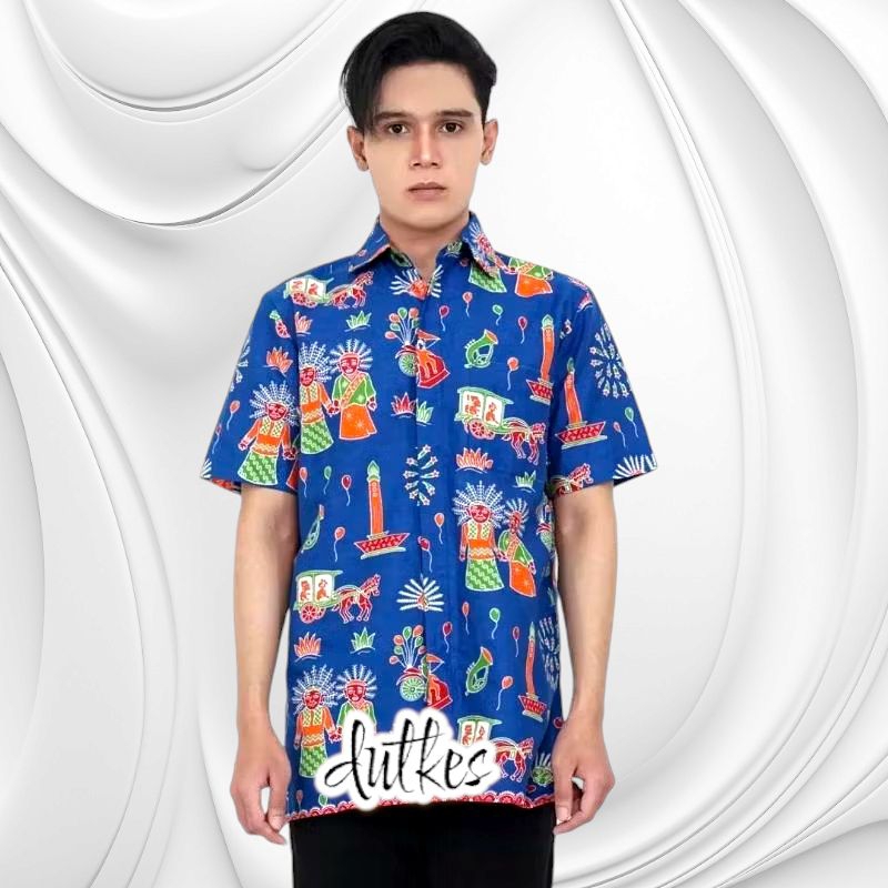 Kemeja Batik OndeL Anak & Remaja Lenggan Pendek