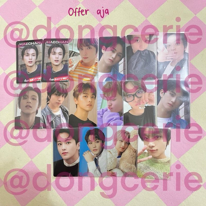 PC Photocard NCT DREAM 127 Official Haechan Mark Jisung Taeyong Chenle Jeno Jaemin Winwin Yuta Renju