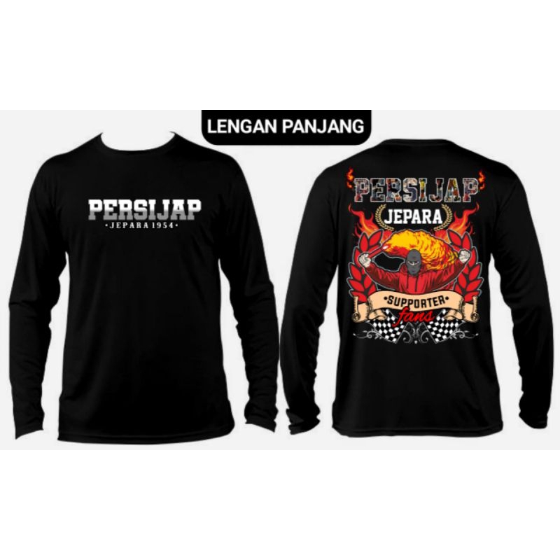 Kaos Persijap Jepara Lengan Panjang Kaos Supporter Persijap