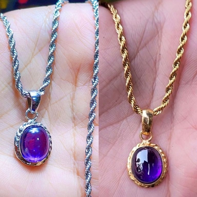 KODE R89K Kalung Aura Booster Kecubung Pengasih