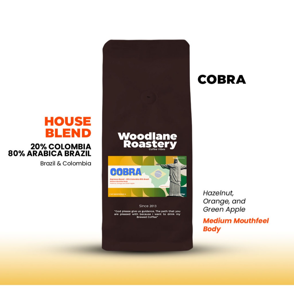 

Kopi Espresso 80% Brazil 20% Colombia | Cobra