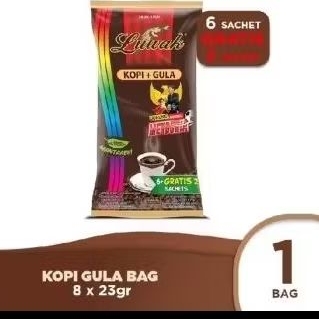 

Luwak kopi+gula isi 6sachet gratis 2sachet @23g