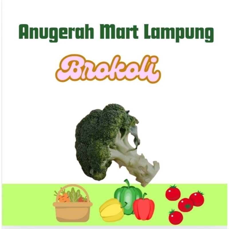 

Brokoli Hijau Segar Anugerah Mart Lampung