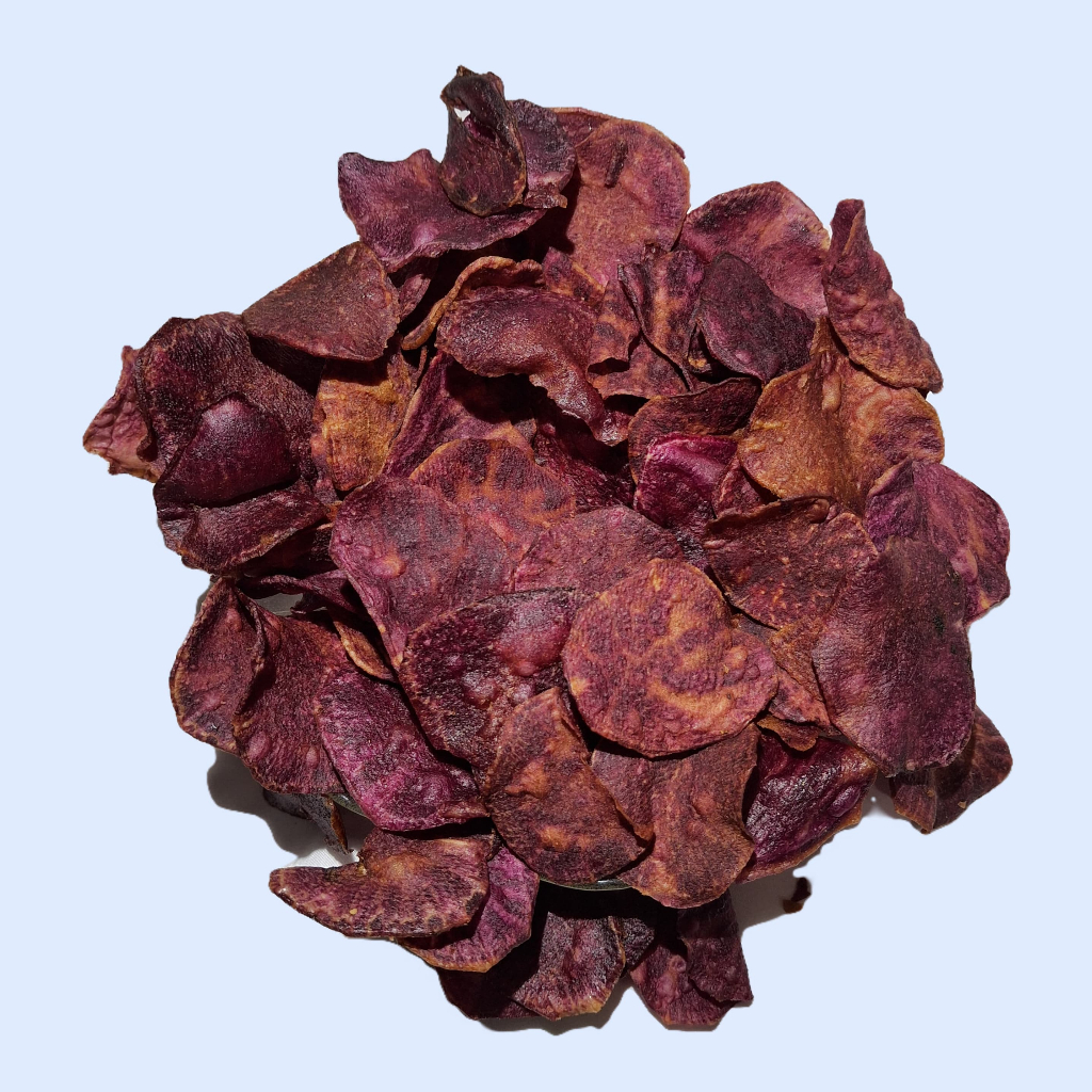 

Keripik Ketela Ungu, Keripik Ubi Ungu, Keripik Telo Ungu 250 Gr