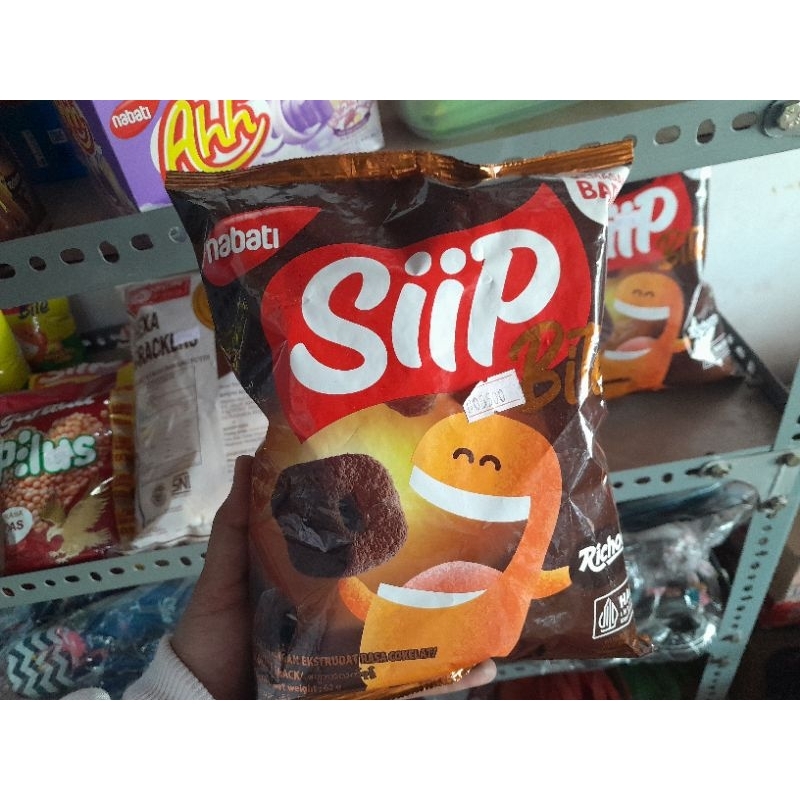 

Siip snack rasa coklat