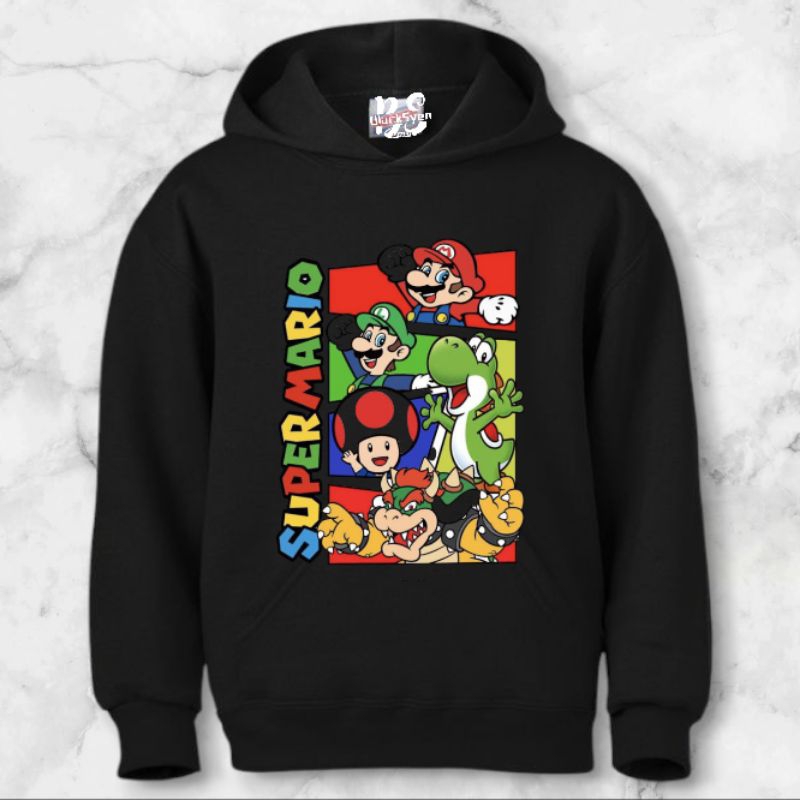 Hoodie Anak Mario Bros/Hoodie sweater Mario Bros/Hoodie Anak Keren