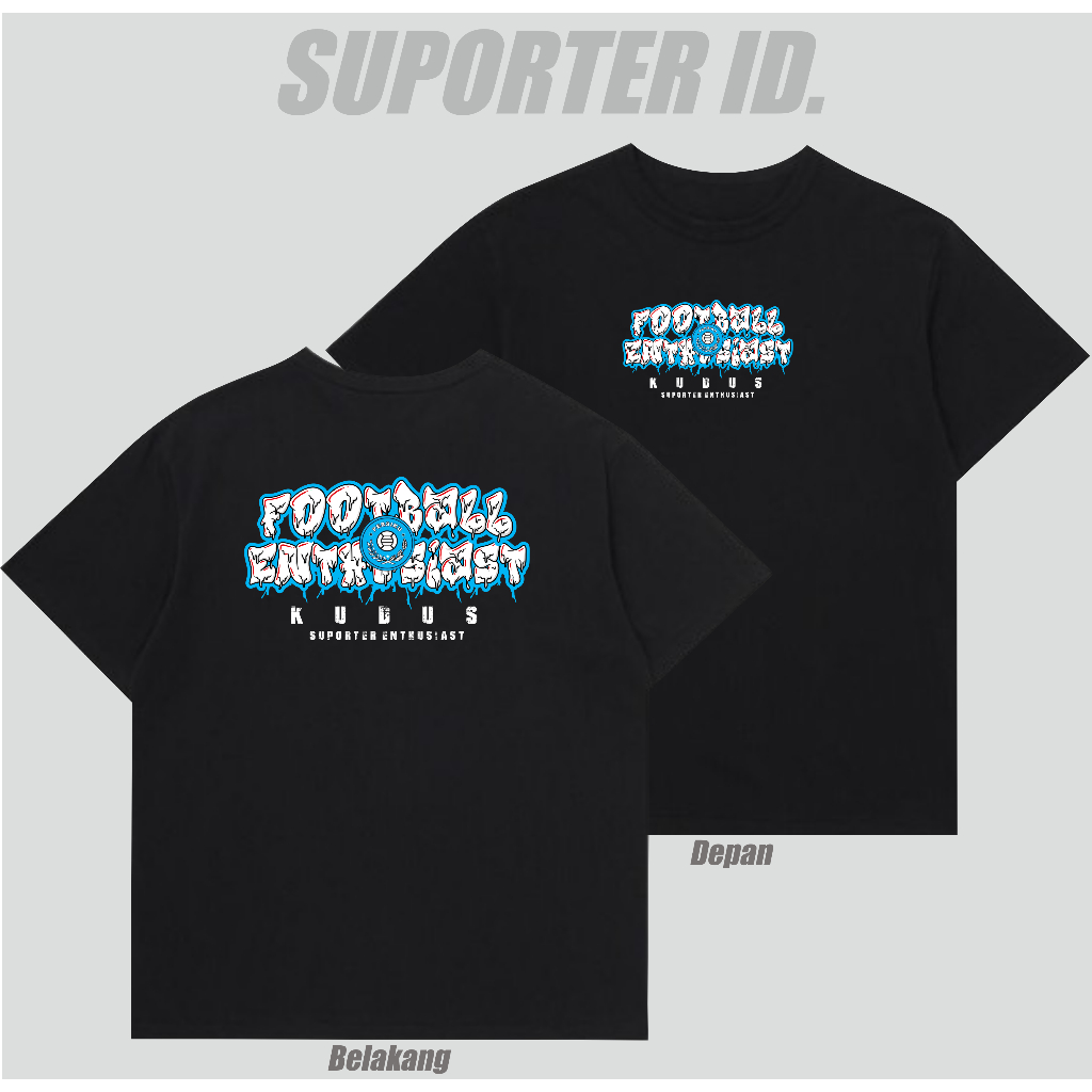 Kaos Suporter Persiku Kudus Tshirt Kudus Suporter Enthusiast