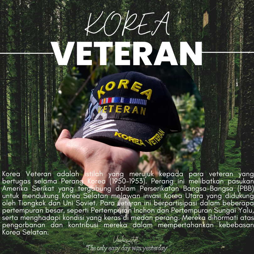 Topi KOREA VETERAN Baseball Cap