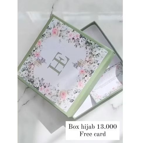 

HardBox Packaging Hijab/ Box Hijab Custom/ Box kemas jilbab / Kardus Hijab / Box Kerudung Custom