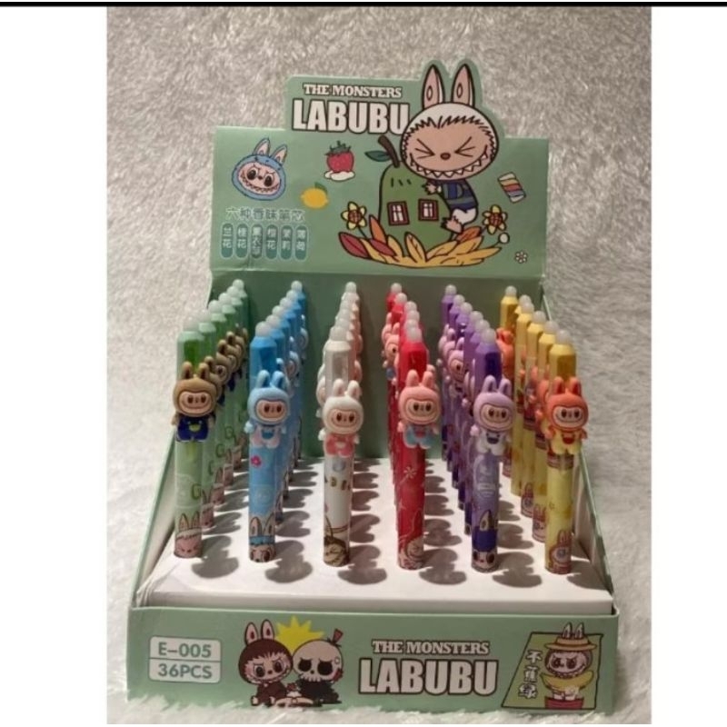 

PULPEN HITAM MOTIF LABUBU LUCU AKSESORIS