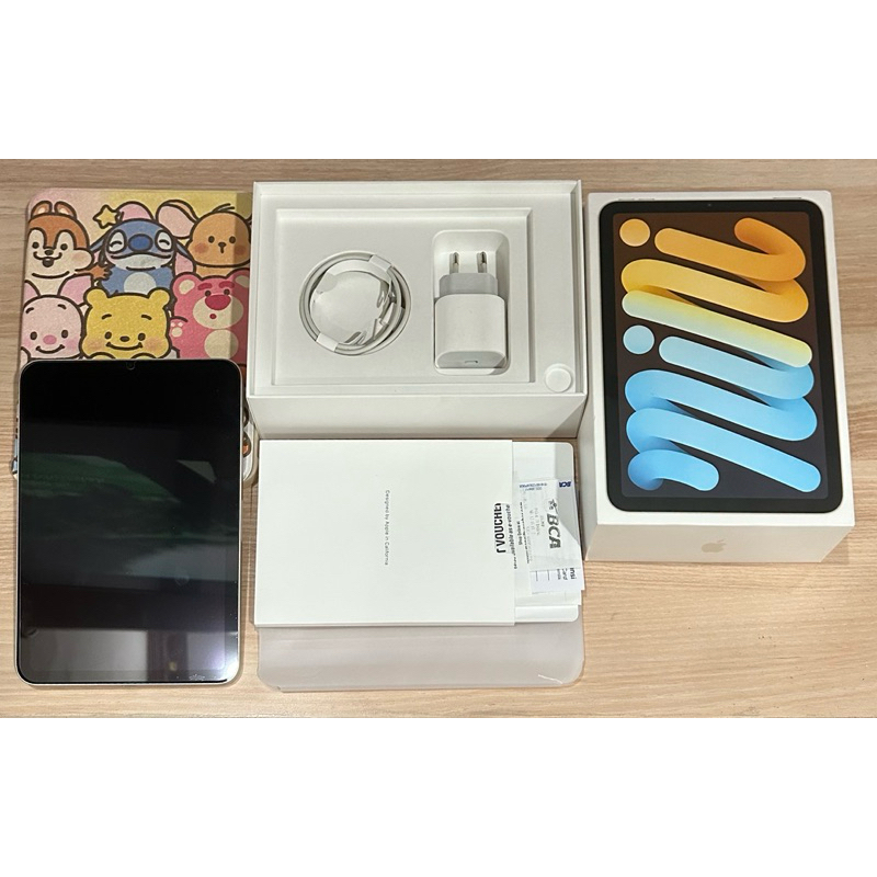 IPad Mini 6 Ex ibox, Full set beserta Nota pembelian, free case