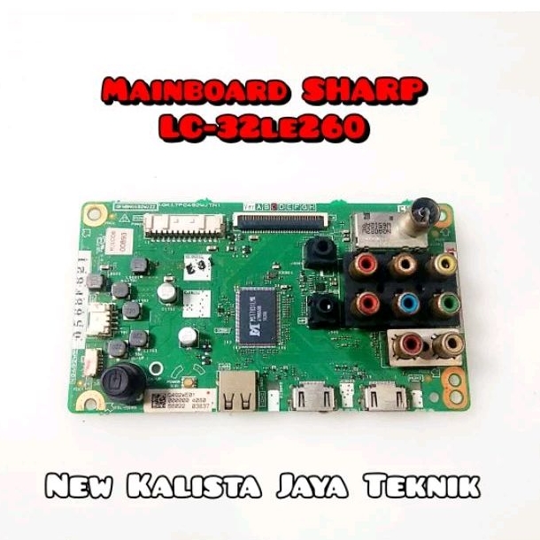 MAINBOARD SHARP LC-32LE260 ORIGINAL QPWBNG492WJZZ MB 32LE260M MB SHARP 32LE260I MOTHERBOARD 32le260m