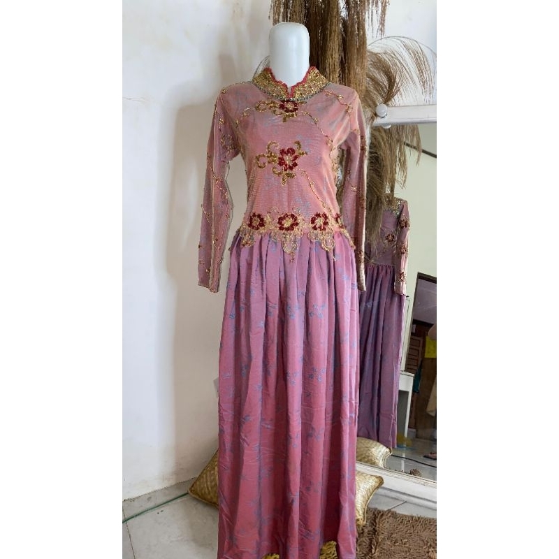 Dress muslim/ dress pesta muslim/ preloved deess pesta
