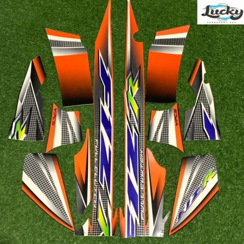 striping motor fizr f1zr 2004 detail original fullcluth oranye