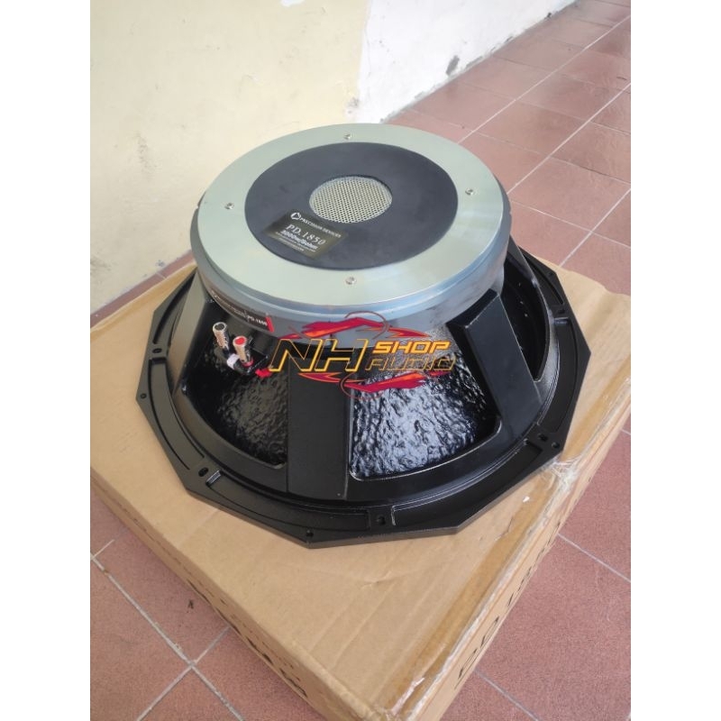 Speaker Precision Devices PD 1850 PD1850 Subwoofer 18 inch Low Grade A Daun Coating Tahan Air 1500 W