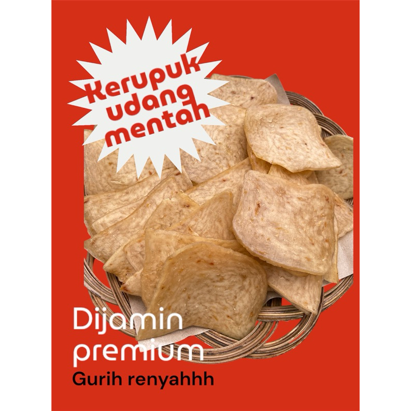 

kerupuk udang 500gr mentah kering siap goreng