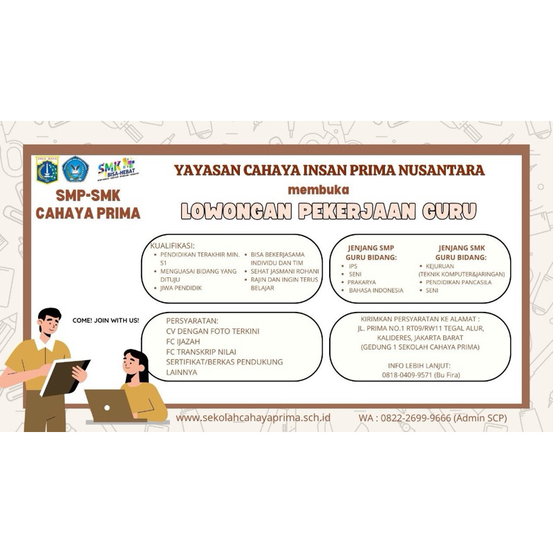 LOWONGAN PEKERJAAN GURU