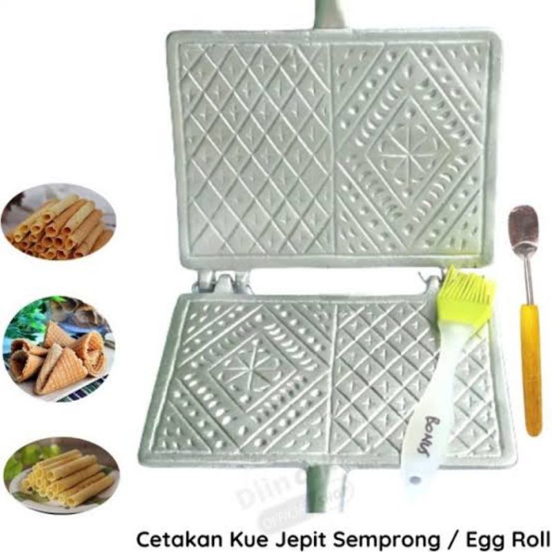 CETAKAN KUE SEMPRONG / CETAKAN KUE EGG ROLL.