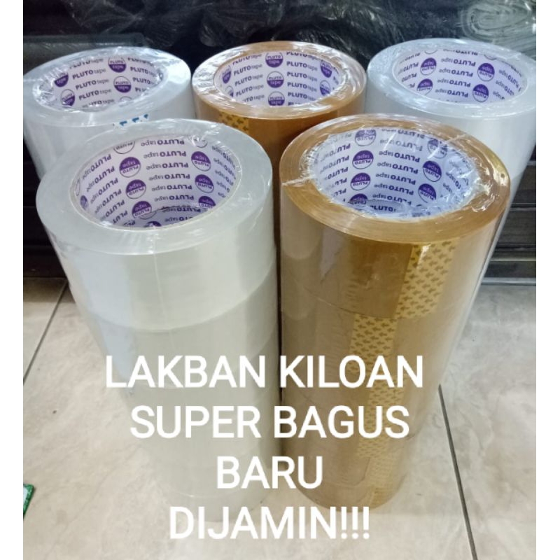 

Lakban KILOAN BARU setengah kilogram isi 3 biji