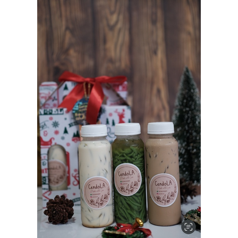 

hampers isi 3 botol hampers natal holly set