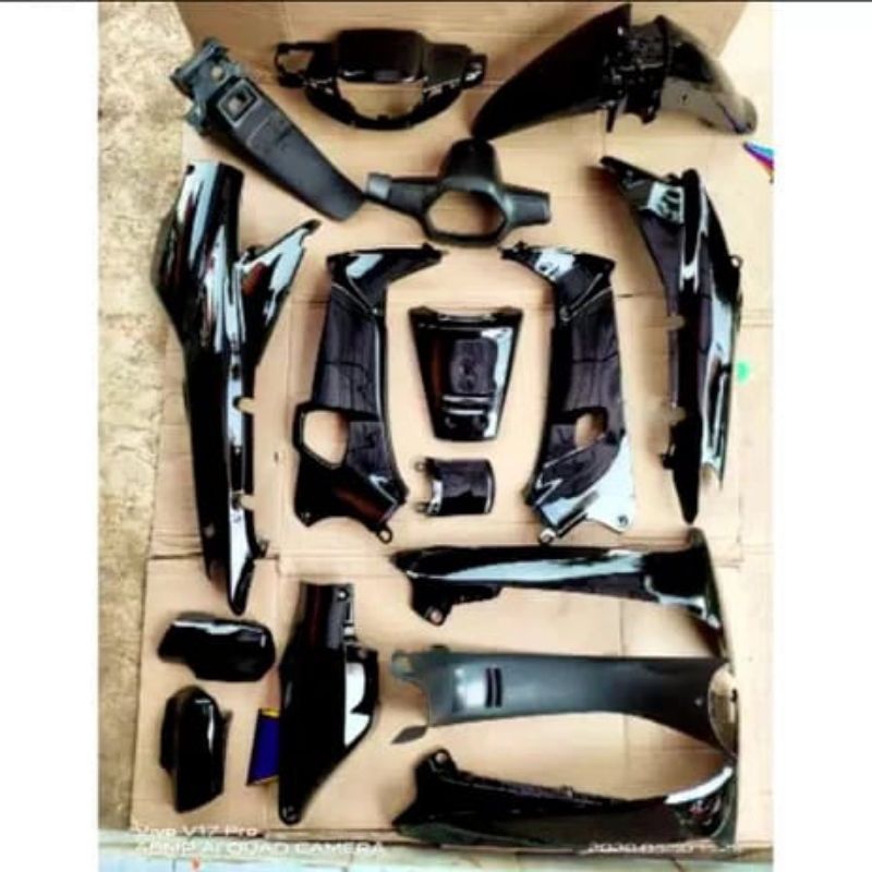 Jual Full Set Body Supra X 125 Lama Hitam