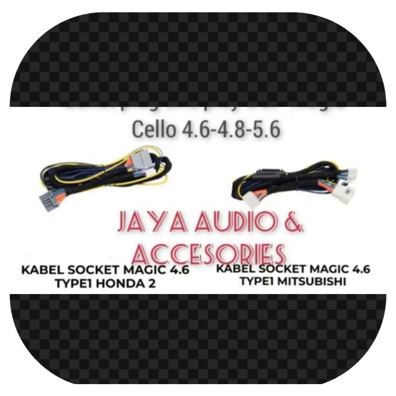 Kabel Soket pnp Processor DSP Cello Magic 4.6-4.8-5.6