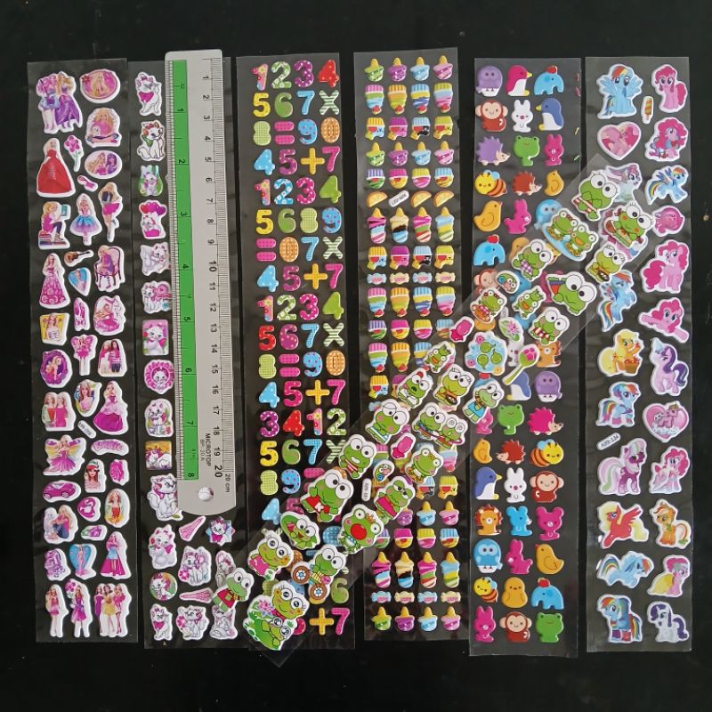 

stiker panjang timbul 3D 1pcs