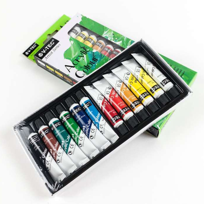 

V-TEC CAT ACRYLIC 12 WARNA